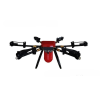 Fire emergency rescue drone has strong load capacity, long battery life, and can throw fire bombs at high altitude to stabilize